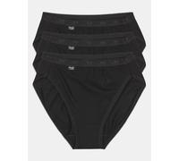 Sloggi 3pk Cotton Rich Tai Briefs Black