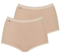 Sloggi Basic+ 2-Pack Maxi Briefs, Skin - 14