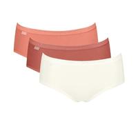 Basic+ Midi 3 Pack Briefs Terracotta/Rust/White Orange S - 10