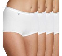 Sloggi Basic Maxi Brief Knickers (3+1 Free) 4 Pack 95% Cotton High Rise 10028378