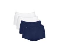 Sloggi Basic+ Brief High Rise Four Pack Comfy Essential Womens Knickers 10103326