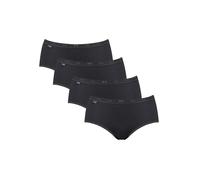 (16) Basic 4 Pack Midi Brief, Black