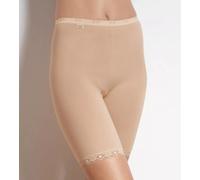 Sloggi Long Brief Basic+ – Cotton, Smooth with Lace Trim – Beige UK 18