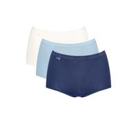 Sloggi Basic+ Maxi 3 Pack Briefs White/Light Blue/Navy Multi M - 12