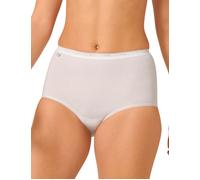 Sloggi Maxi Briefs Knickers Basic+ Brief 3 Pack 95% Cotton High Rise Lingerie