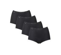 Sloggi Basic+ Maxi Brief 3 Pack + 1 Free - Black - S - 10