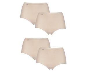 Sloggi Basic Maxi Brief Knickers 4 Pack 10028378 Womens 3 Pack plus 1 Free