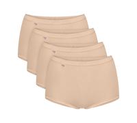 Sloggi Basic Maxi Brief Knickers 4 Pack 95% Cotton High Rise Full Briefs