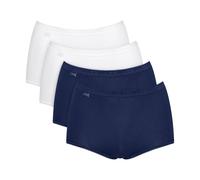 Sloggi Basic+ Maxi Brief Knickers Pants 4 Pack 95% Cotton - 10103326
