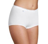 Sloggi Women's Maxi Briefs Basic+ 4 Pack Cotton White Size Large