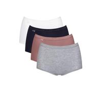 Sloggi Basic+ Maxi Briefs (3 Pack) White/Blue/Pink/Grey White M - 12