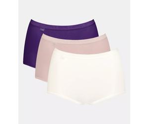 Sloggi Basic + Maxi Cotton Briefs Colours - 3 Pack Mixed Colours