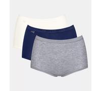 Basic+ Maxi 3 Pack Briefs White/Navy/Grey Grey 4XL - 22