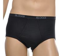 Sloggi Men's Basic Maxi Plain Boxer Briefs, Black, Medium (Manufacturer Size: 34)