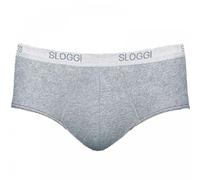 Sloggi Mens Basic Midi Slip, Grey, 32 UK