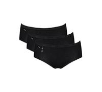 Basic+ Pearl Midi 3 Pack Briefs Black Pearl Black 3XL - 20