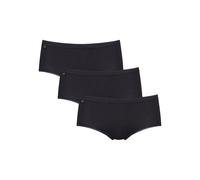 Sloggi Womens Basic+ Midi 3 Pack - Black Cotton - Size 4XL