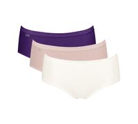 Sloggi Women's Basic+ Midi Briefs C3P 3-Pack, Multiple Colours, EU 48