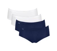 Sloggi Basic+ Midi Brief Knickers Pants 4 Pack 95% Cotton - 10071781