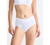 Sloggi Basic+ Midi Brief Ladies Cotton Rich Knickers Underwear (4 Pack)