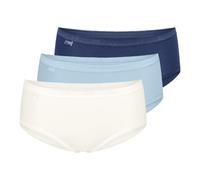 Sloggi Midi Briefs Knickers Basic+ Brief 3 Pack 95% Cotton Mid Rise Lingerie
