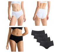 Sloggi Basic+ Midi Knickers 4 Pack Cotton Stretch Briefs 10068837 - RRP £36