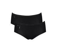 Sloggi Basic+ Midi Pearl Knickers 2 Pack Cotton Briefs 10221612