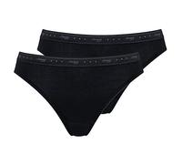 Sloggi Women's 24/7 100 Tai 2P Briefs, BLACK, 22