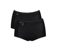 Sloggi Basic+ Pearl Maxi 2 Pack Briefs Black Pearl Black XL - 16