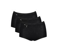 Sloggi Basic+ Pearl Maxi 3 Pack Briefs Black Pearl Black L - 14