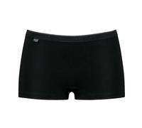 Sloggi Womens Basic+ Short - Black Cotton - Size Large