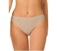 Sloggi Womens Basic+ Tai Briefs - Beige Cotton - Size Large