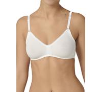 Sloggi Womens Basic+ N Bra - White Cotton - Size 34C