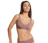 Sloggi Womens ZERO Feel Bliss Soft Bra - Pink Polyamide - Size Medium