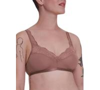 Sloggi Womens Romance Bralette - Cacao - Brown Polyamide - Size 34B