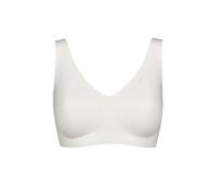 Sloggi Bralette Women's ZERO Feel 2.0 Plain White / Navy Small / Large - 1 Pack