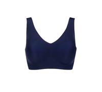 Sloggi Bralette Women's ZERO Feel 2.0 Plain White / Navy Small / Large - 1 Pack