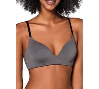 Sloggi Womens Wow Embrace Padded Soft Cup Bra - Black Polyamide - Size Small