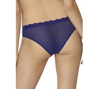 Sloggi Womens ZERO Feel Lace Brazilian Panty - Blue Polyamide - Size Large