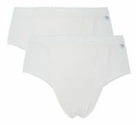 Sloggi Womens Control Tai 2 Pack Briefs - White Fabric - Size 4XL