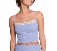 Sloggi Crop Top GO Ribbed Cami Vest Camisole Pyjama Cotton Rich Nightwear