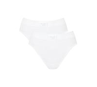 Sloggi Double Comfort Tai 2 Pack Briefs White White XS - 8