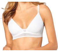 Sloggi Ever Fresh Bra White Size 32C Non Wired Padded Triangle T-Shirt New
