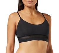 Sloggi Ever Fresh Crop Top Bra Top 10194108 Black SMALL Pull On BNWT