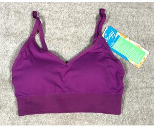 Sloggi Ever Infused Multivitamin Bralette UK S Violet Purple Non Wired Soft