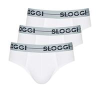 Sloggi Men's Sloggi Men Go Mini C3p Boxer Briefs, (White 0003), 4 UK