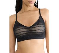 Sloggi Triangle bras and Bralettes FREE Evolve PU Lace in Black T1
