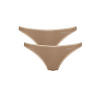 Sloggi GO BRAZIL Brazilian Briefs Knickers 2 Pack Organic Cotton Thong Lingerie