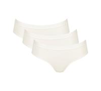 Sloggi Women's GO Casual Hipster 3P Briefs, SILK WHITE, M