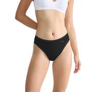 Sloggi Women's Briefs GO Crush C3p High Leg – 95% Organic Cotton, 3 Pack – Black XL UK